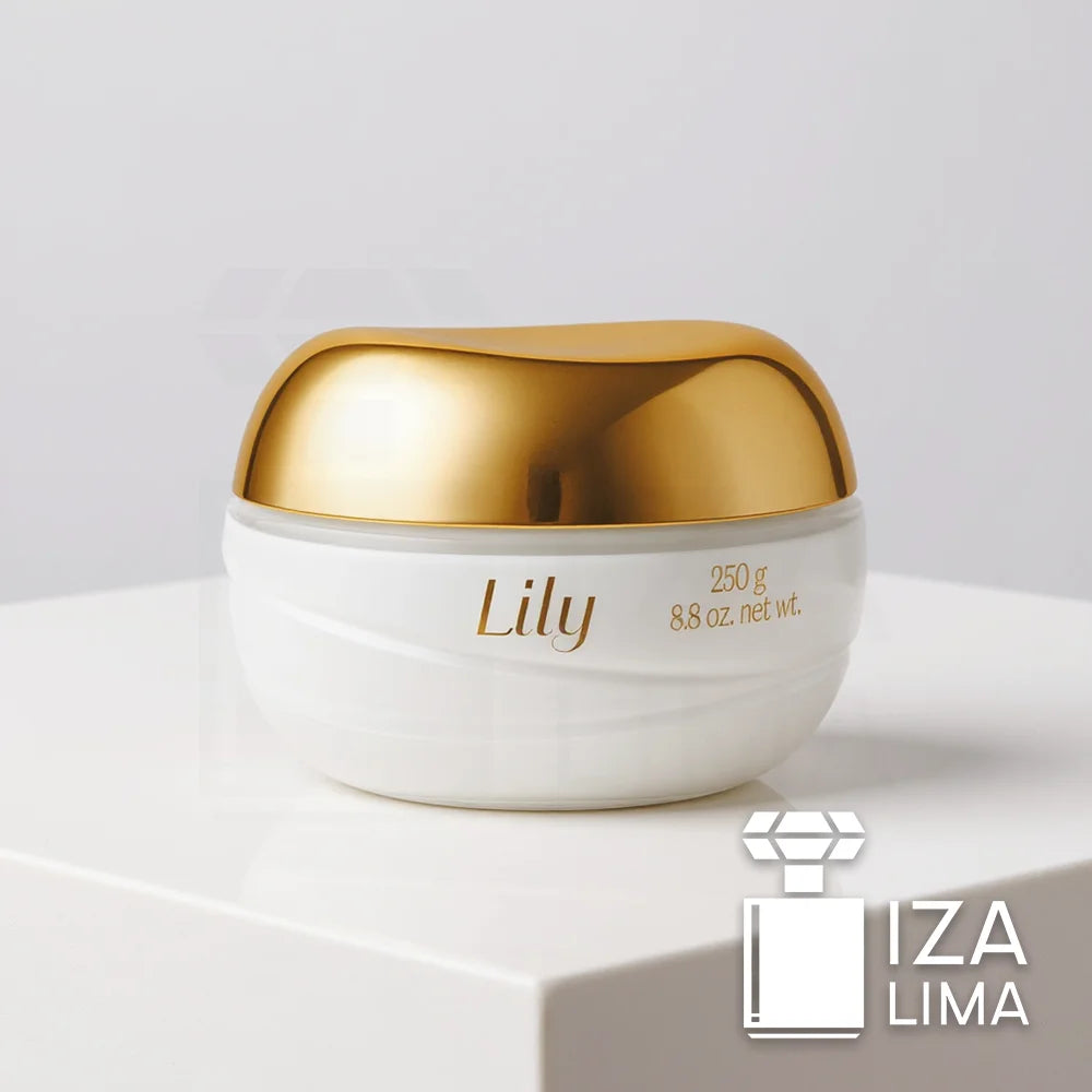 Crème Acétinée Hydratante Déodorante Corporel Lily 250g - Parfum Floral et Hydratation Prolongée