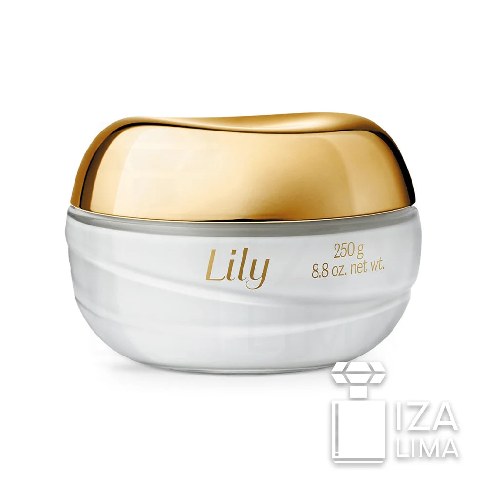 Crème Acétinée Hydratante Déodorante Corporel Lily 250g - Parfum Floral et Hydratation Prolongée