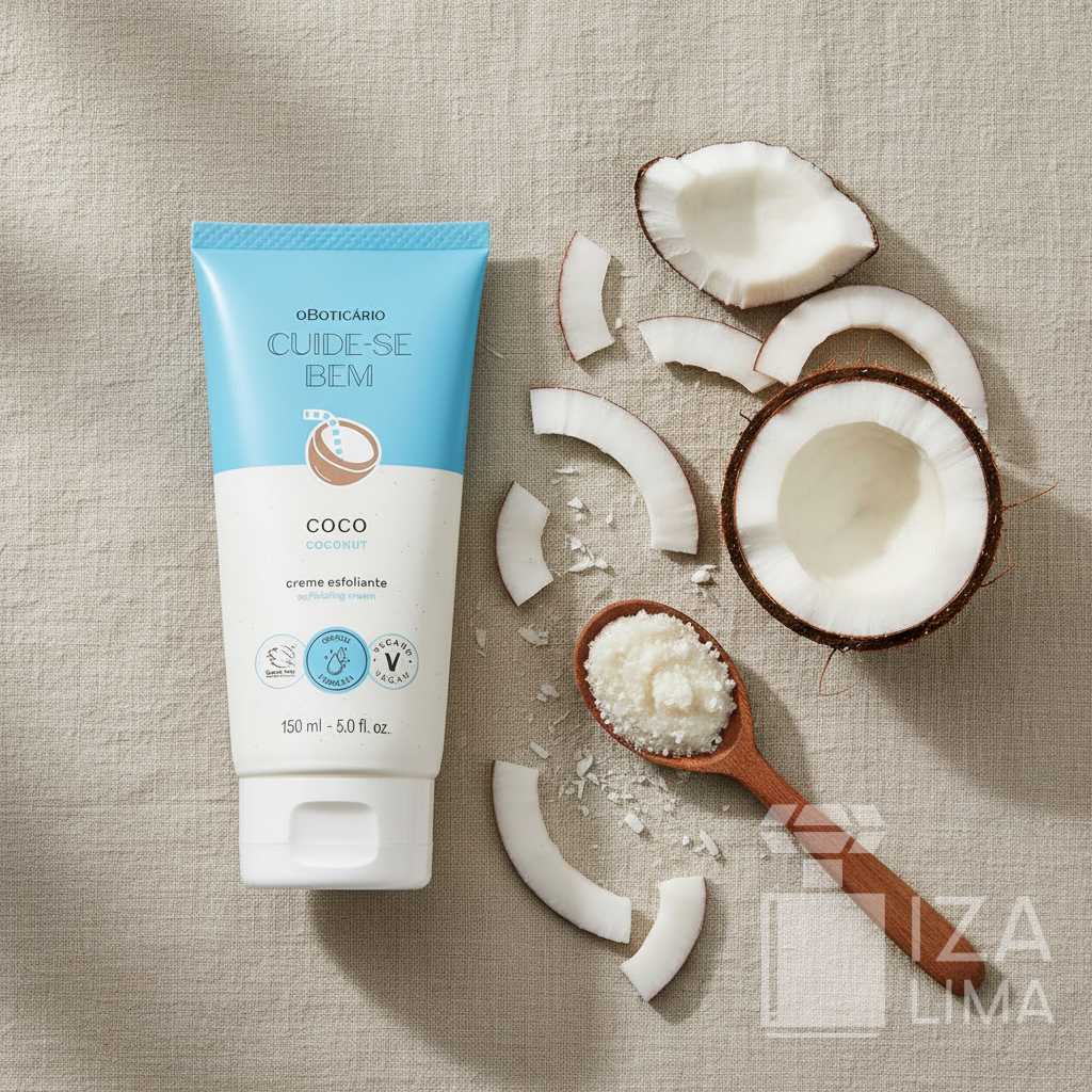 Cuide-se Bem Feira Coco – Crème Exfoliant Corps 150 ml