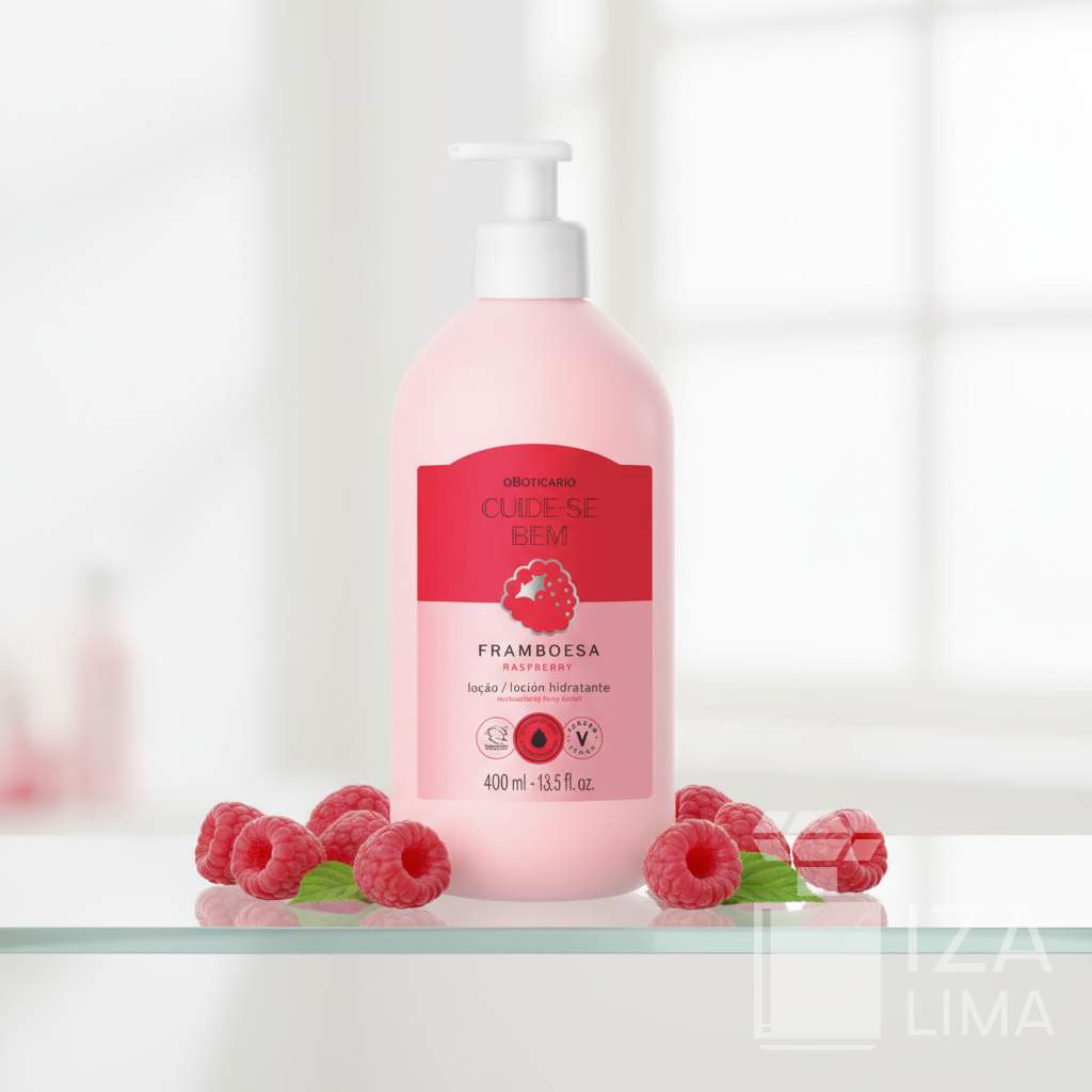 Loção Hydratante Corporal Cuide-se Bem Feira Framboesa 400ml