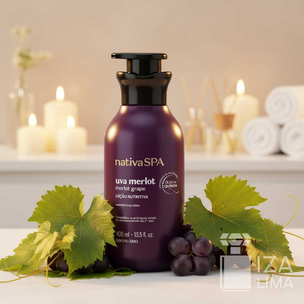 Loção Hidratante Corporal Nativa Spa Uva Merlot 400ml