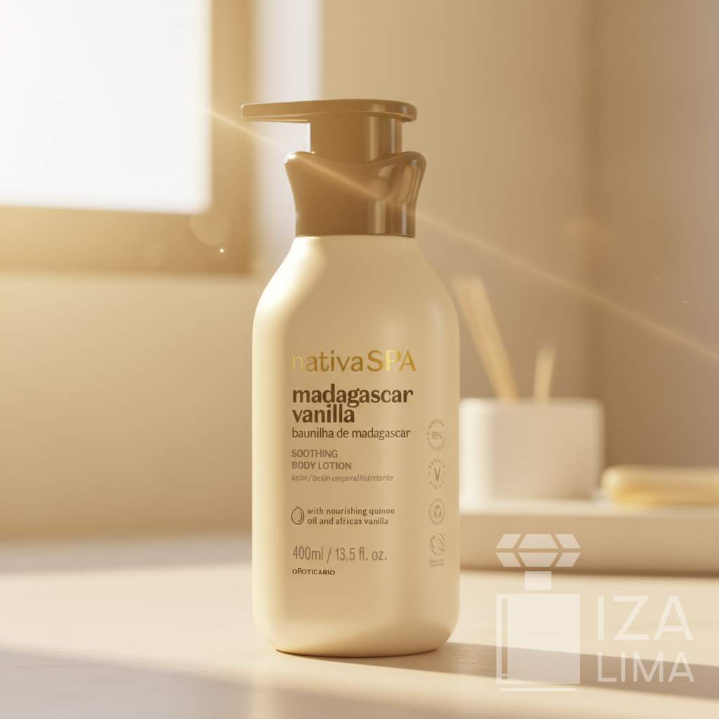 Loção Hidratante Nativa SPA Baunilha de Madagascar 400ml