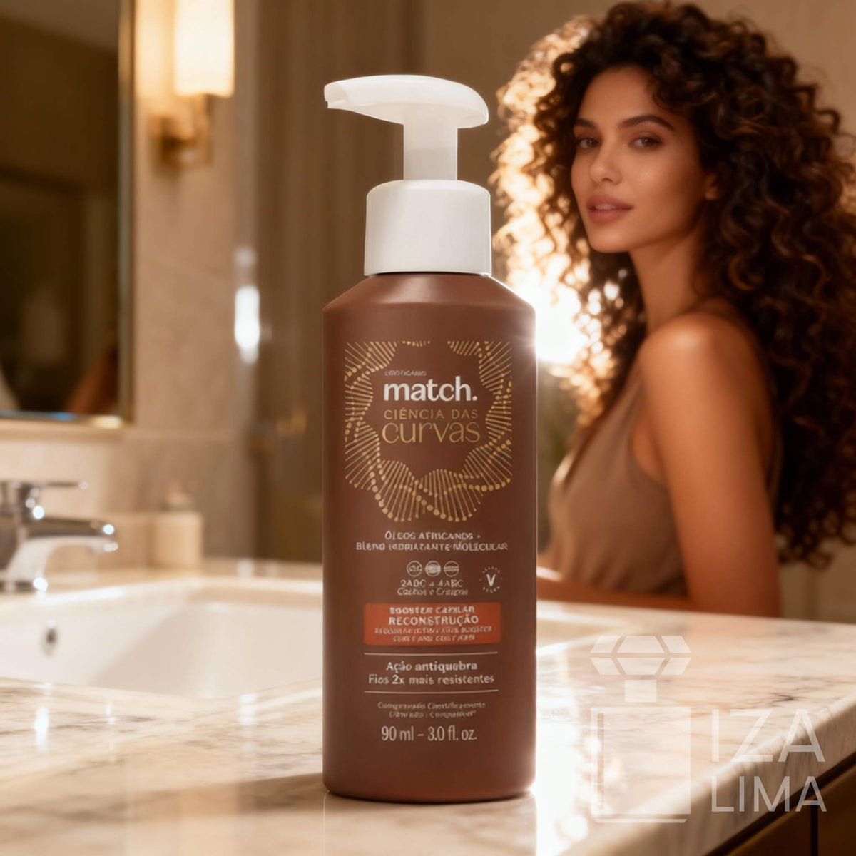 Booster Capilar Reconstrução Match Ciência das Curvas 90ml