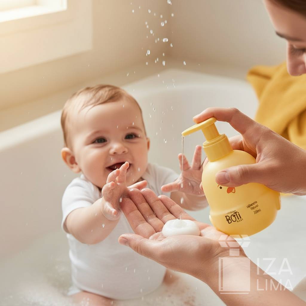 Boti Baby Gel Douche Corps et Cheveux 200ml – Soin Doux pour la Peau de Bébé