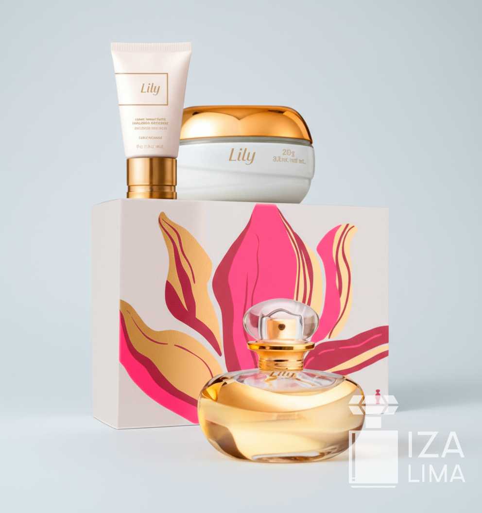 Kit Lily Perfume, Hydratante Corpo et Mãos