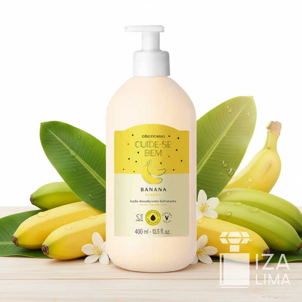 Loção Desodorante Hidratante Cuide-se Bem Feira Banana 400ml