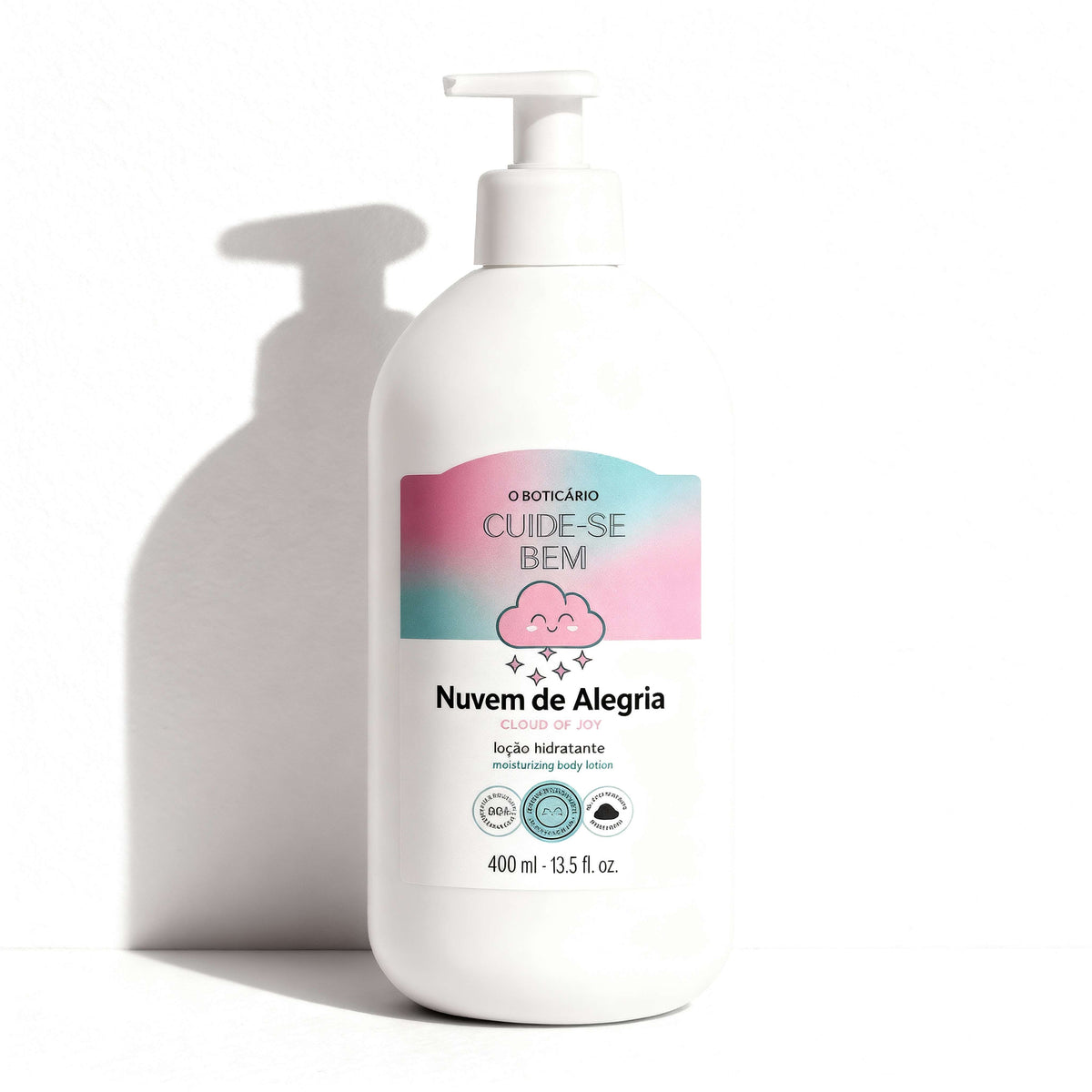 Cuide-se Bem Nuvem de Alegria Loção Hidratante Corporal, 400ml