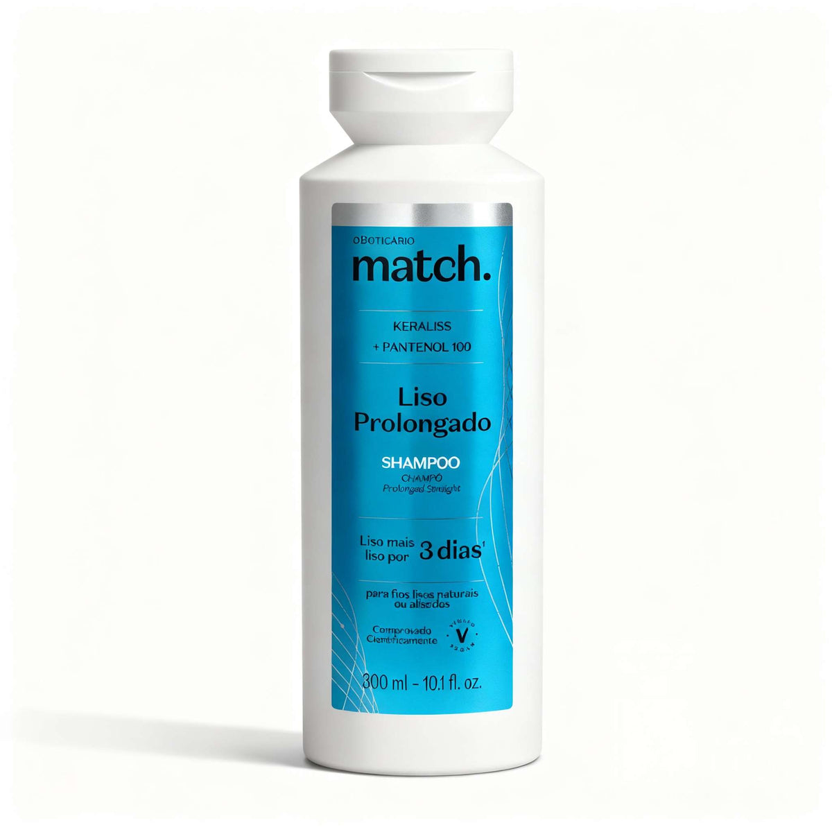 Shampoo Match Liso Prolongado 300ml