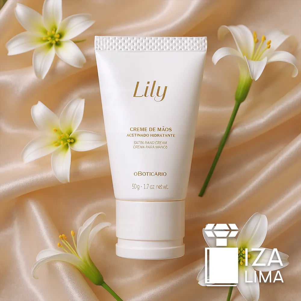 Lily Crème de Mains Acétinée 50g – Hydratation &amp; Parfum Floral