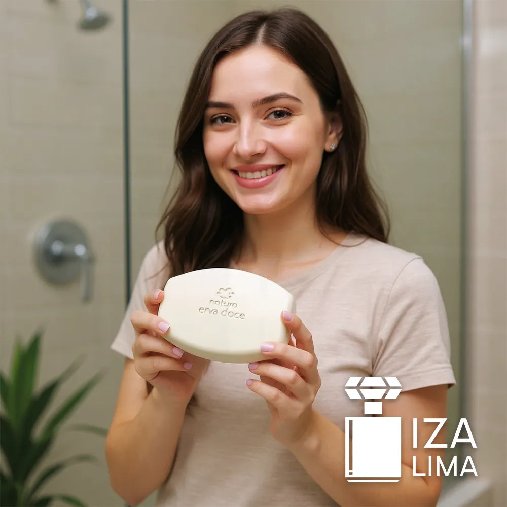 Natura Sabonete Erva Doce 3x90g – savon végétal crémeux 
