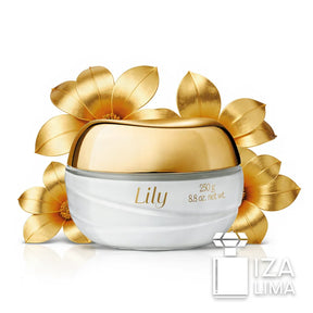 Crème Acétinée Hydratante Déodorante Corporel Lily 250g - Parfum Floral et Hydratation Prolongée