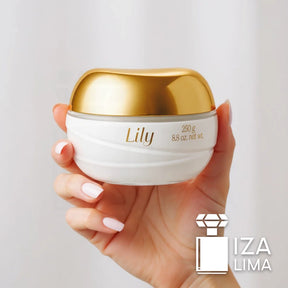 Crème Acétinée Hydratante Déodorante Corporel Lily 250g - Parfum Floral et Hydratation Prolongée