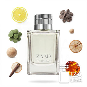 Zaad Eau de Parfum 95ml – Parfum Masculin Ambré Boisé Frais