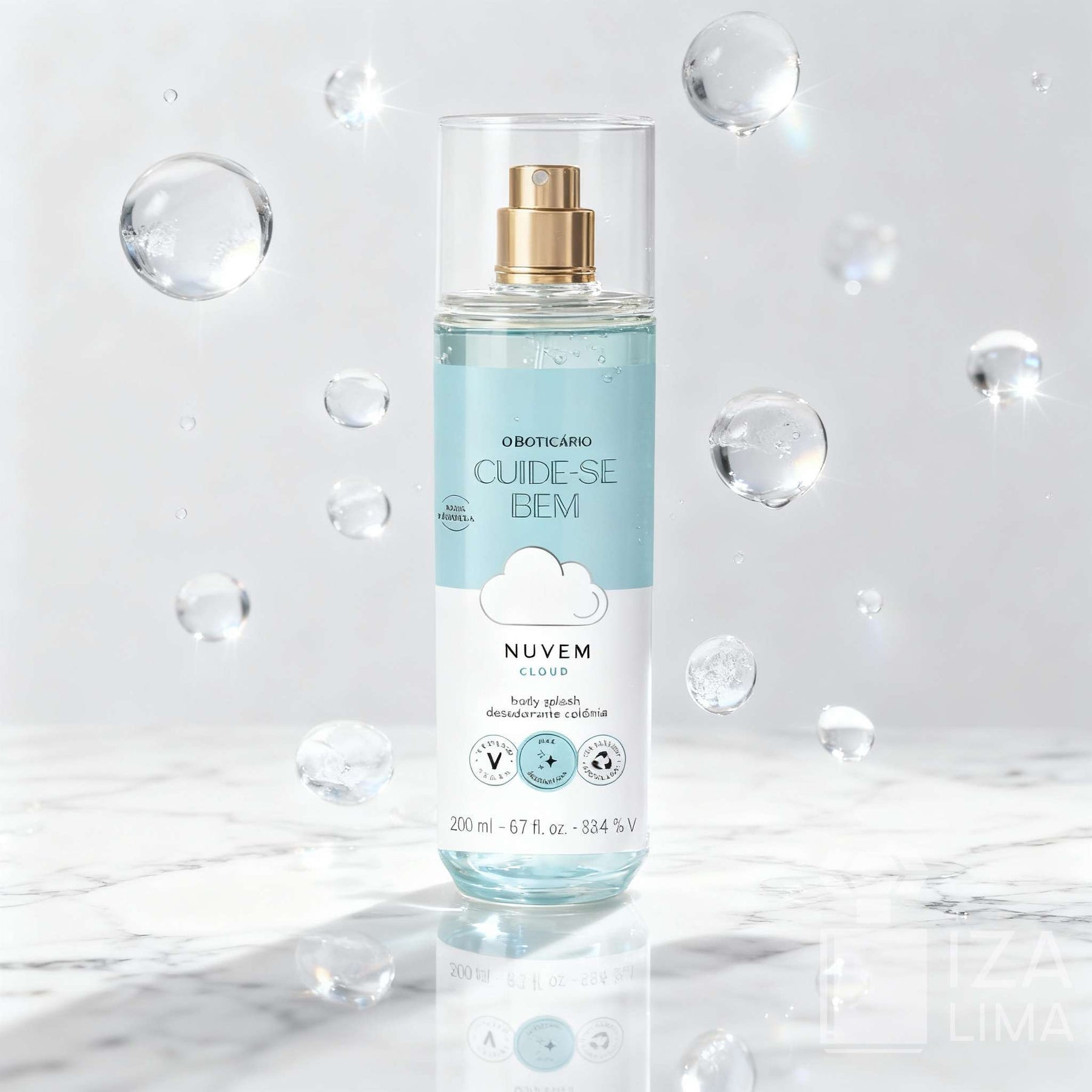 Cuide-Se Bem Body Splash “Nuvem” 200 m