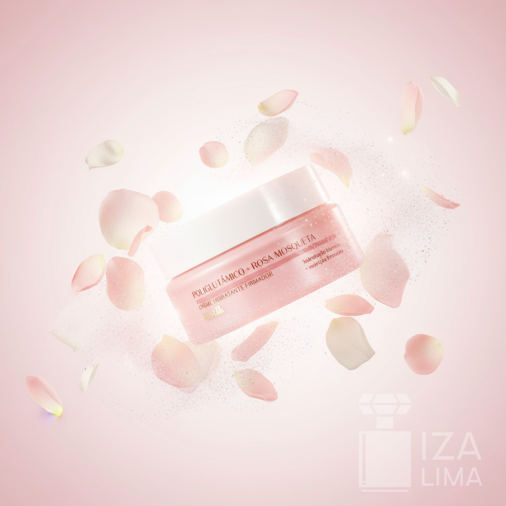 Crème Hydratante Firmante « Poliglutâmico + Rosa Mosqueta » – 50 g