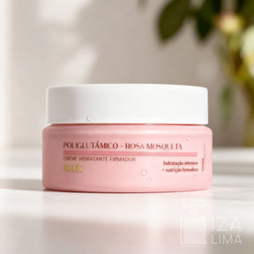 Crème Hydratante Firmante « Poliglutâmico + Rosa Mosqueta » – 50 g