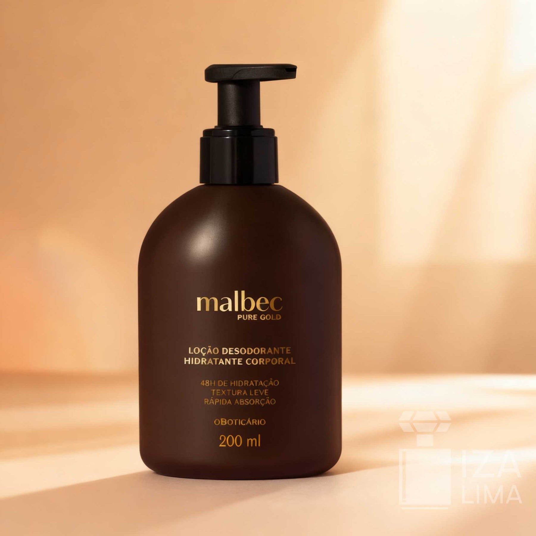 Malbec Pure Gold – Loção Hidratante Desodorante Corporal 200 ml