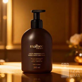 Malbec Pure Gold – Loção Hidratante Desodorante Corporal 200 ml