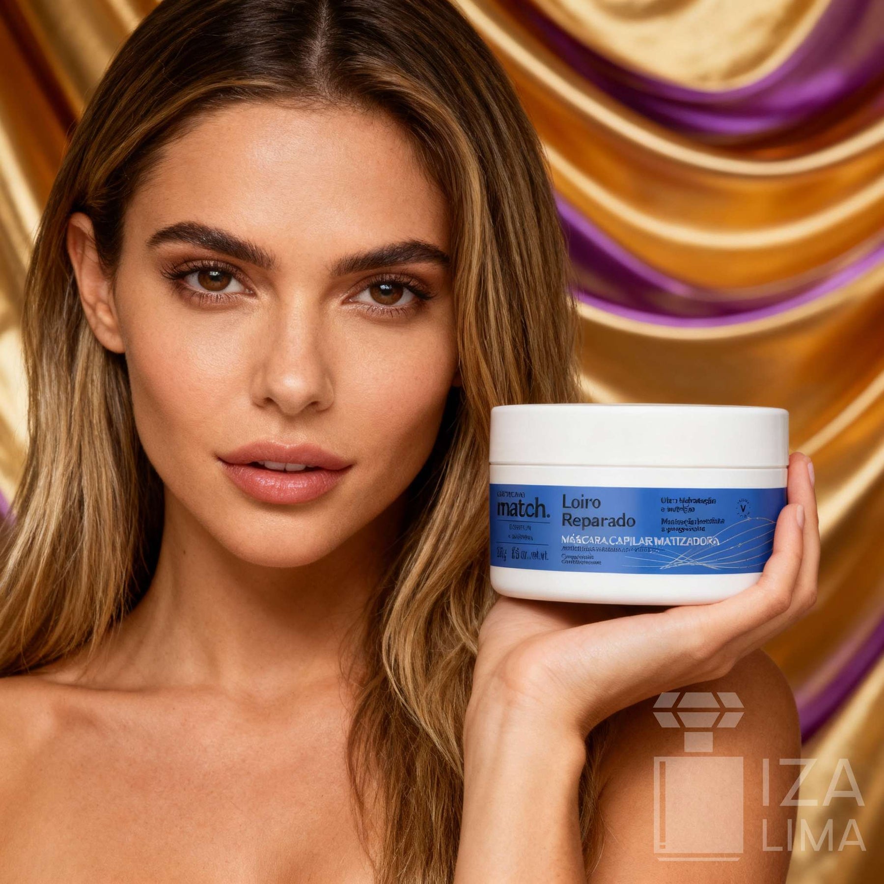 Máscara Capilar Matizadora Match Loiro Reparado 250 g