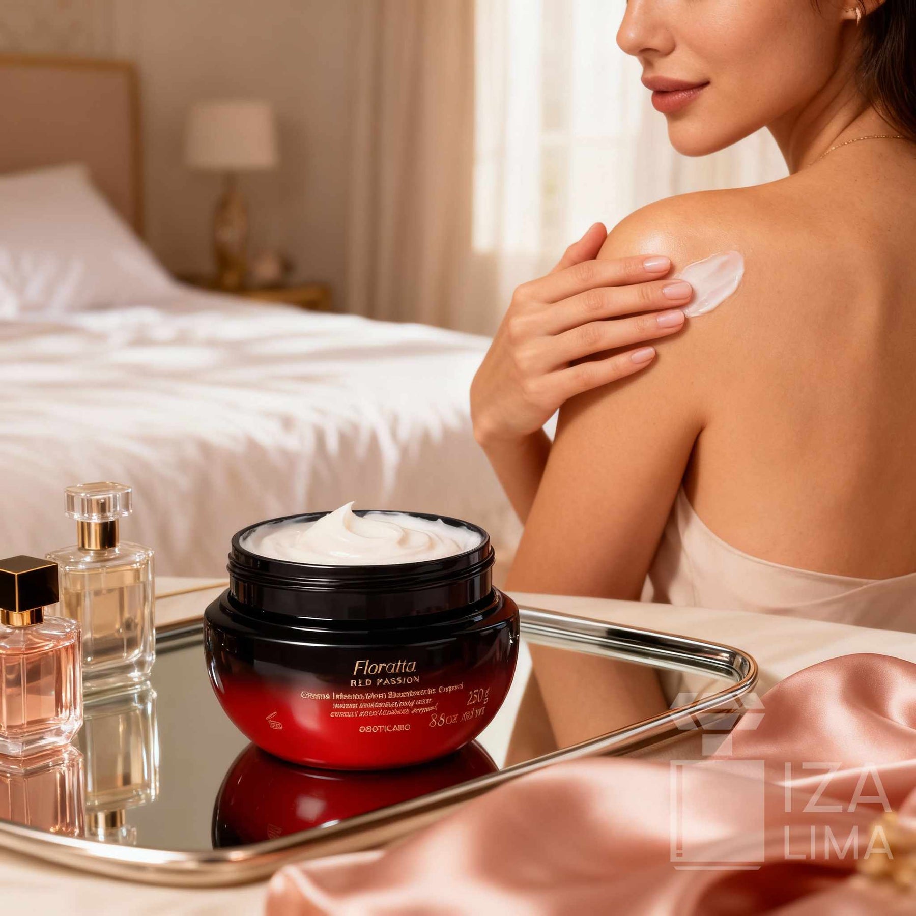 Floratta Red Passion – Crème Intense Hydratante Desodorante Corporal 250g