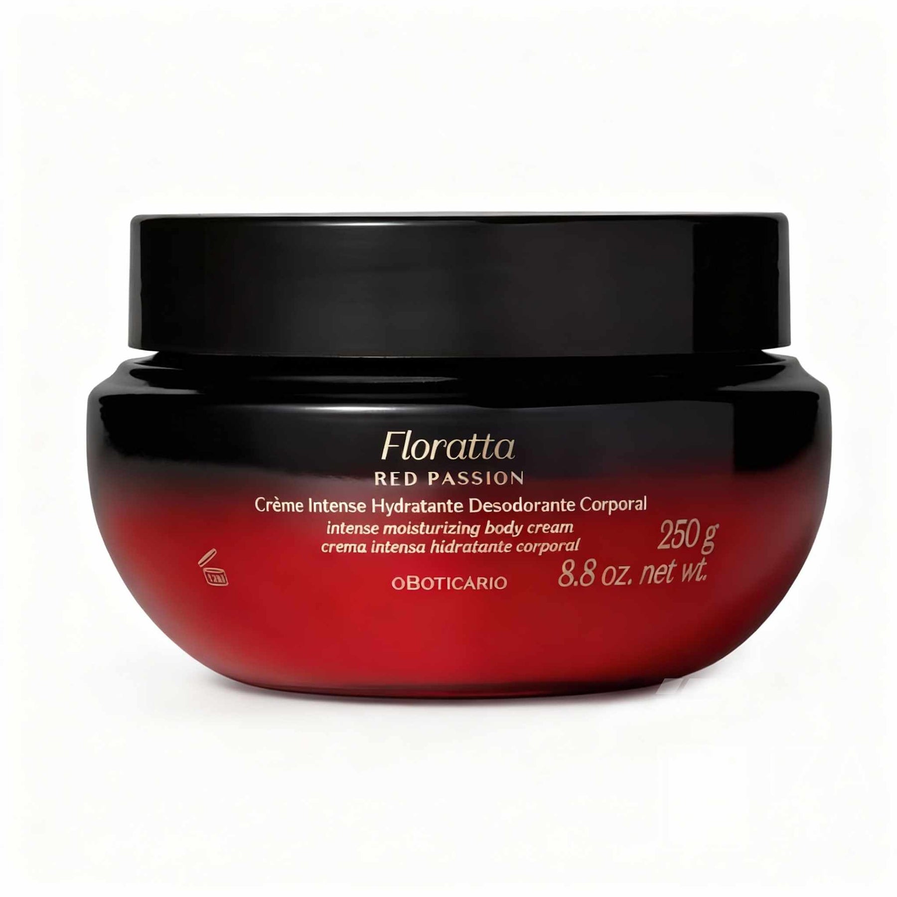 Floratta Red Passion – Crème Intense Hydratante Desodorante Corporal 250g