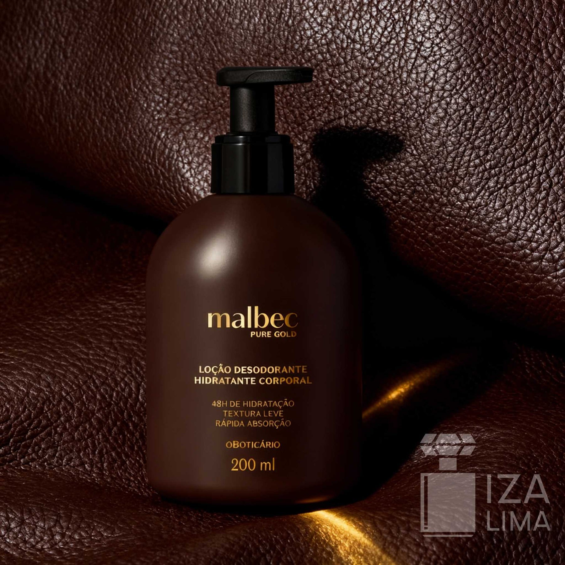 Malbec Pure Gold – Loção Hidratante Desodorante Corporal 200 ml