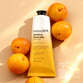 🌟 Nativa Spa Ameixa Dourada – Gel Crème pour les Mains 75 g