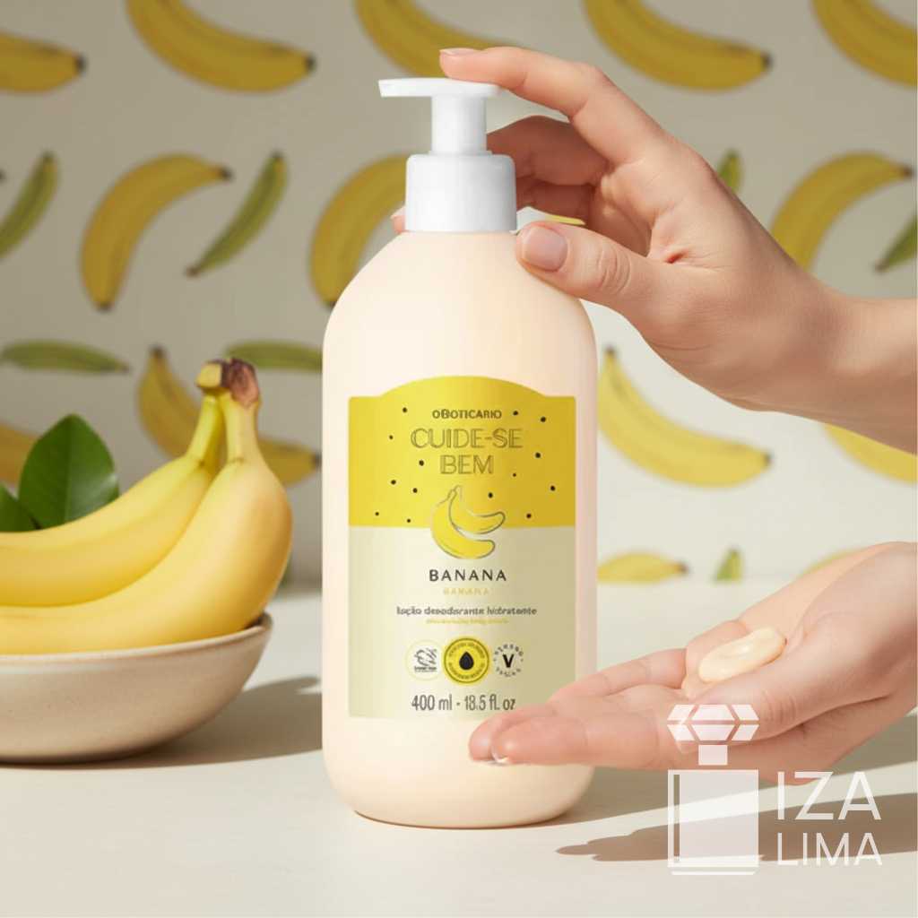 Loção Desodorante Hidratante Cuide-se Bem Feira Banana 400ml