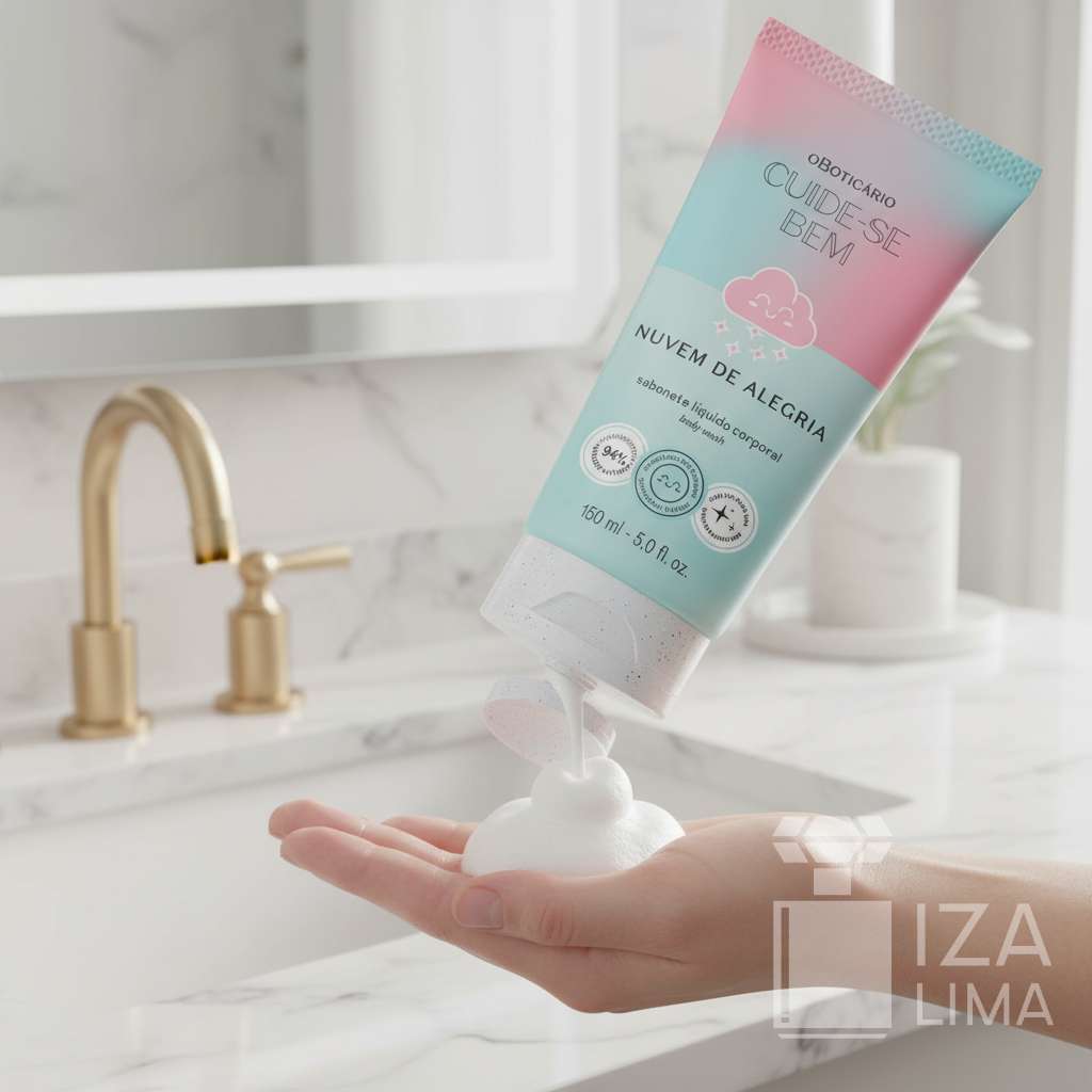 Cuide-se Bem Nuvem de Alegria Sabonete Líquido Corporal, 150ml