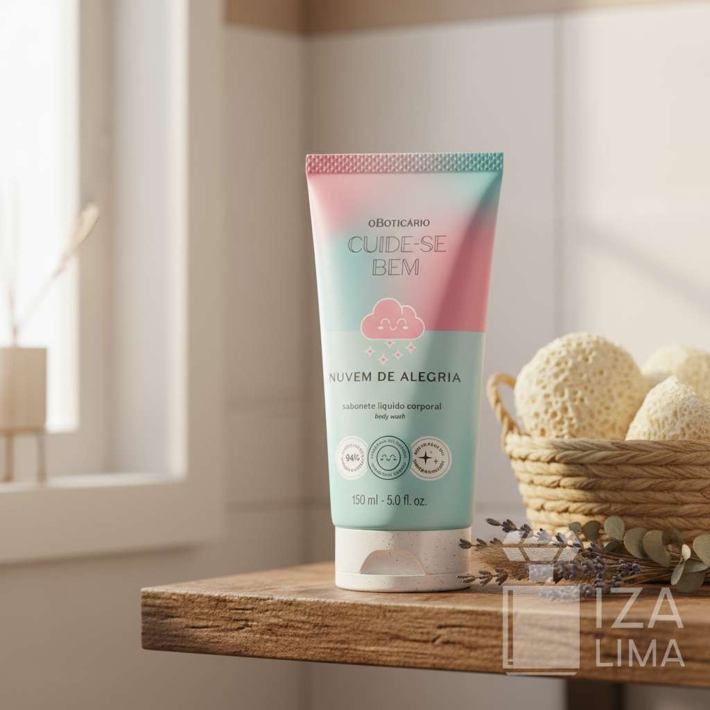 Cuide-se Bem Nuvem de Alegria Sabonete Líquido Corporal, 150ml