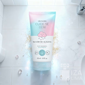 Cuide-se Bem Nuvem de Alegria Loção Hidratante Iluminadora, 150ml