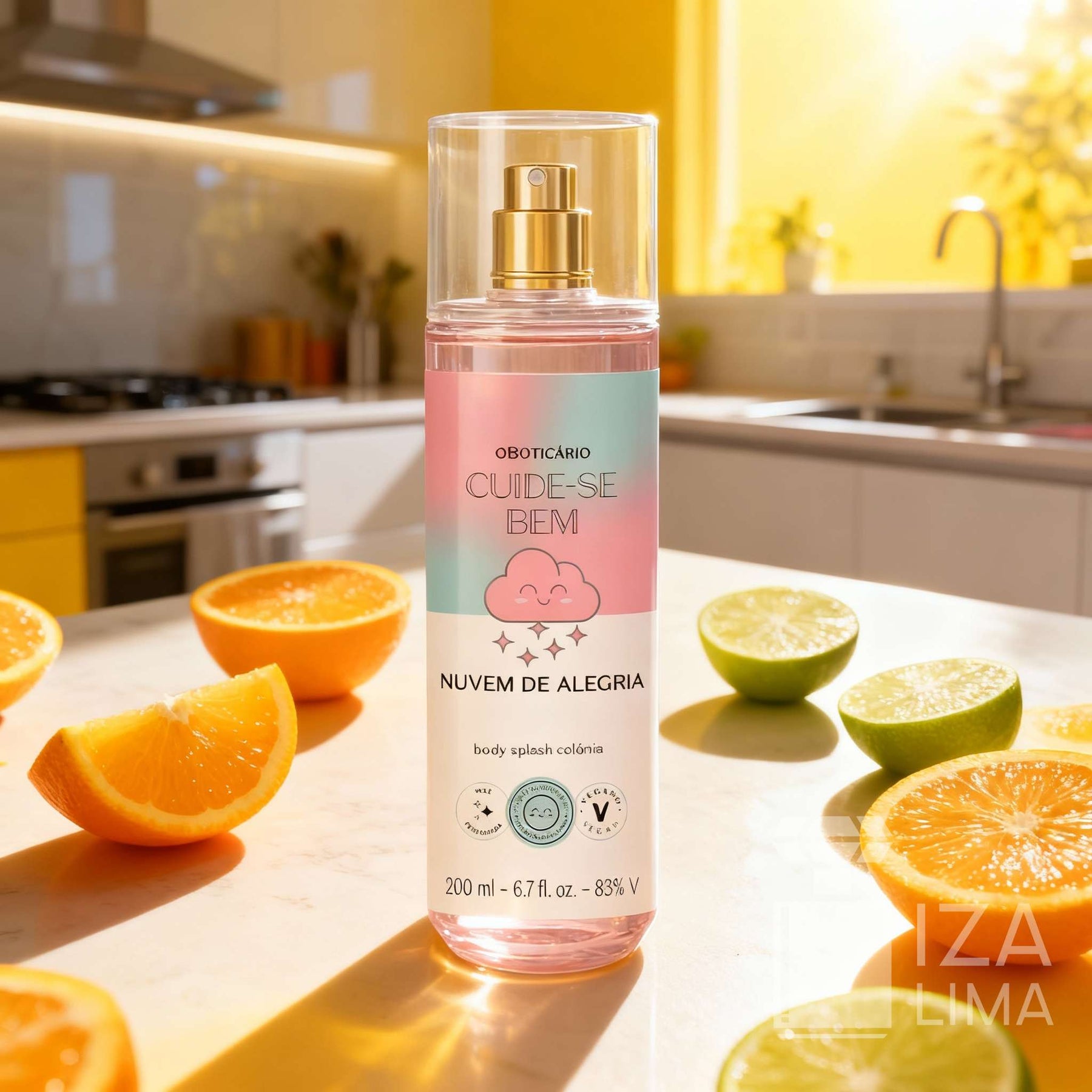 Cuide-se Bem Nuvem de Alegria Body Splash, 200ml