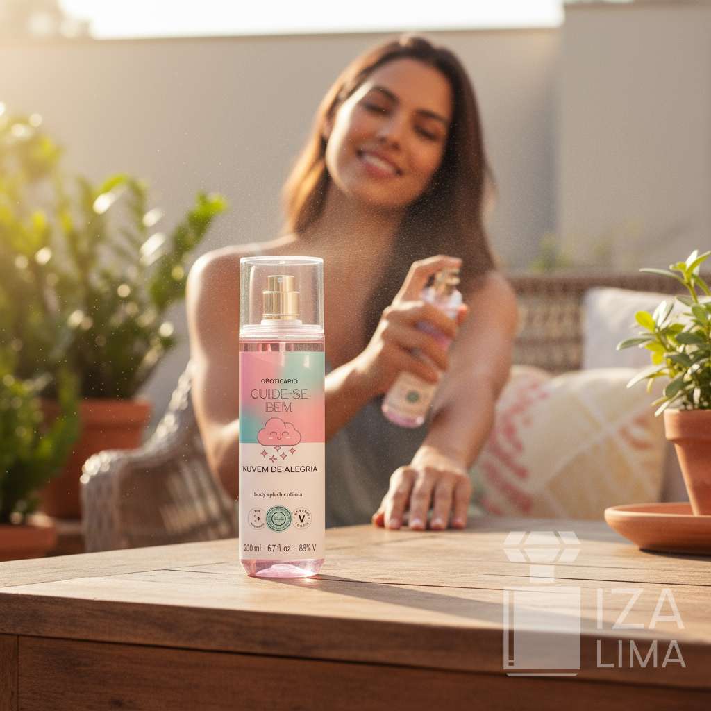 Cuide-se Bem Nuvem de Alegria Body Splash, 200ml