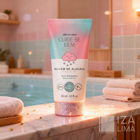 Cuide-se Bem Nuvem de Alegria Loção Hidratante Iluminadora, 150ml