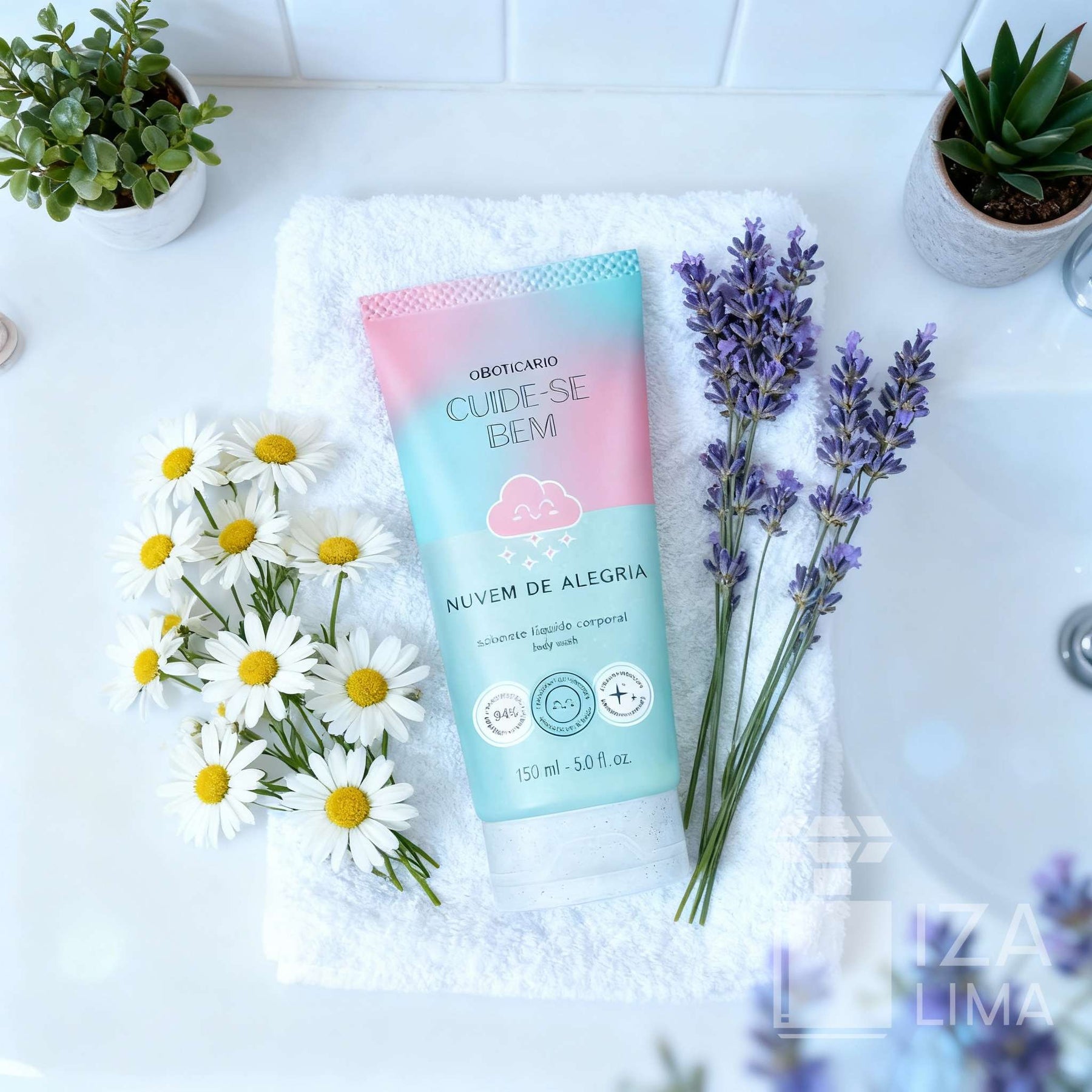 Cuide-se Bem Nuvem de Alegria Sabonete Líquido Corporal, 150ml