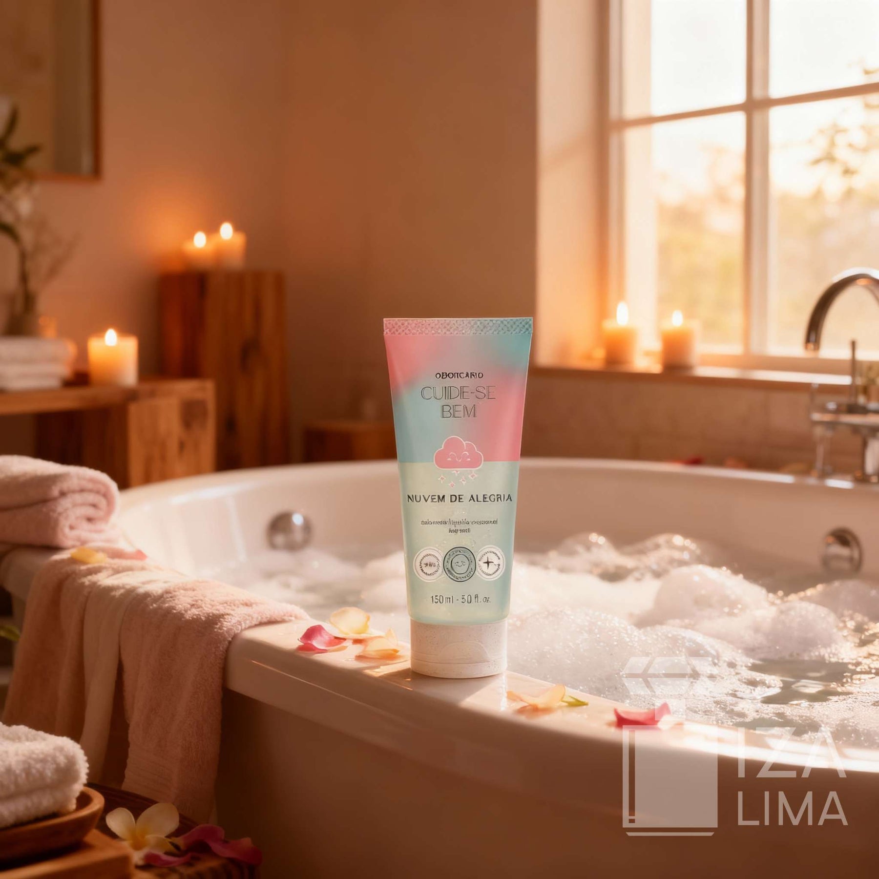 Cuide-se Bem Nuvem de Alegria Sabonete Líquido Corporal, 150ml