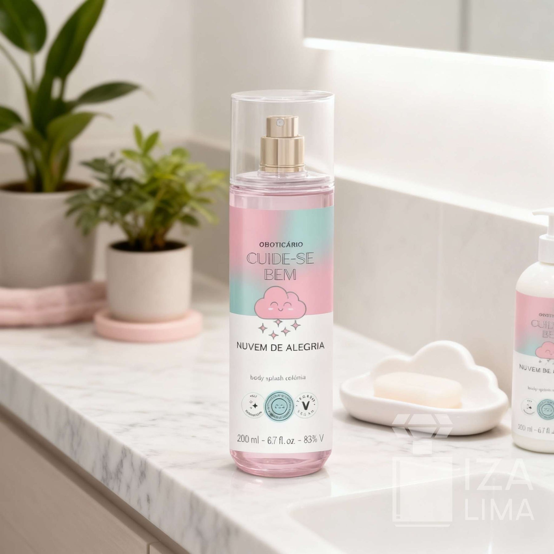 Cuide-se Bem Nuvem de Alegria Body Splash, 200ml