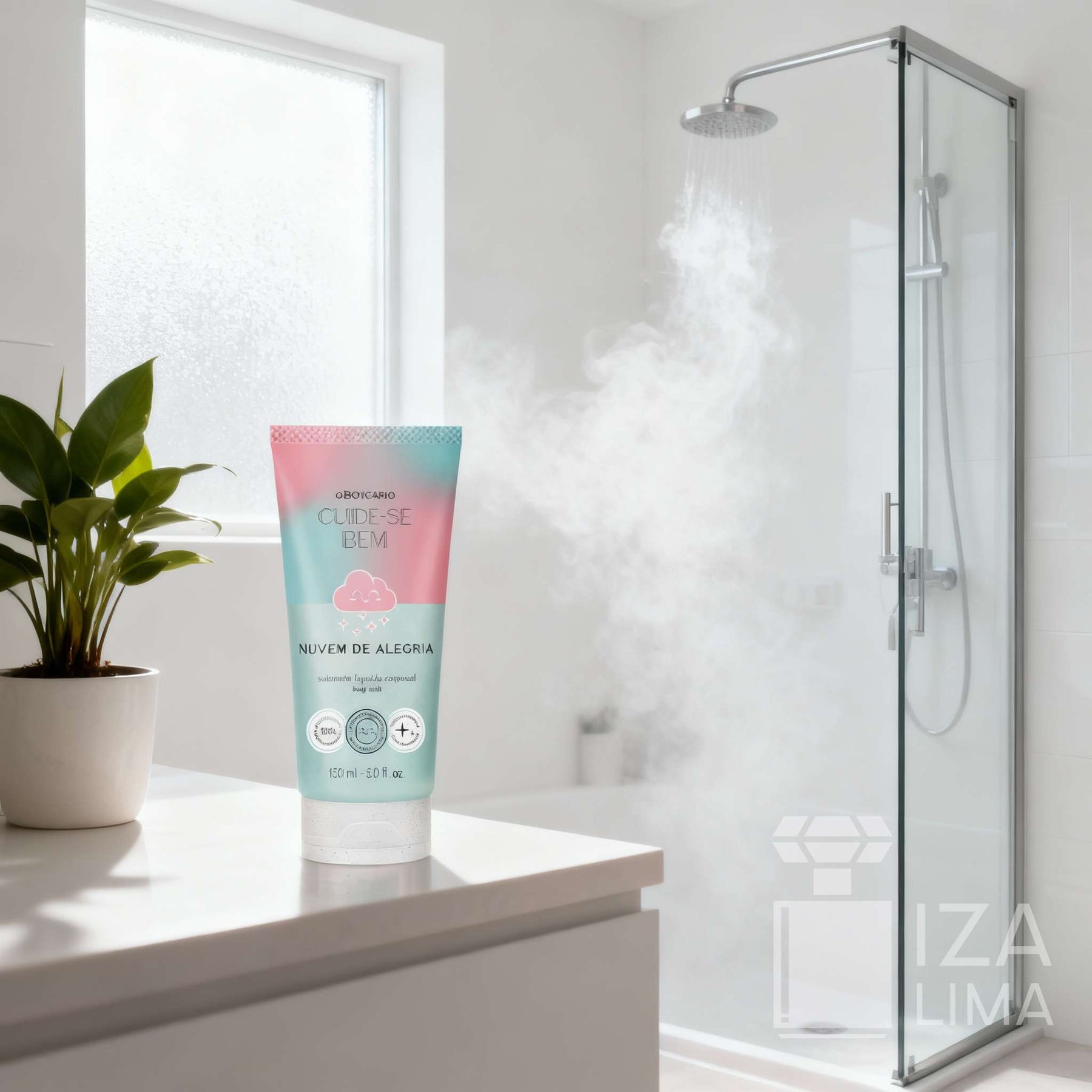 Cuide-se Bem Nuvem de Alegria Sabonete Líquido Corporal, 150ml