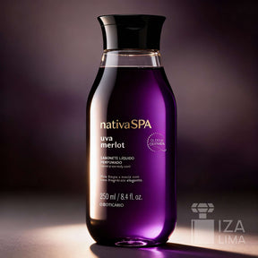 Sabonete Líquido Perfumado Nativa Spa Uva Merlot 250ml – Nettoyage Doux