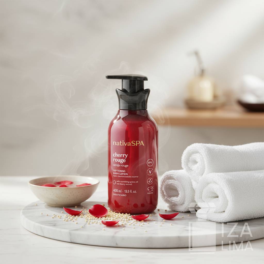 Gel Douche Parfumé Nativa SPA Cerise Rouge 250ml