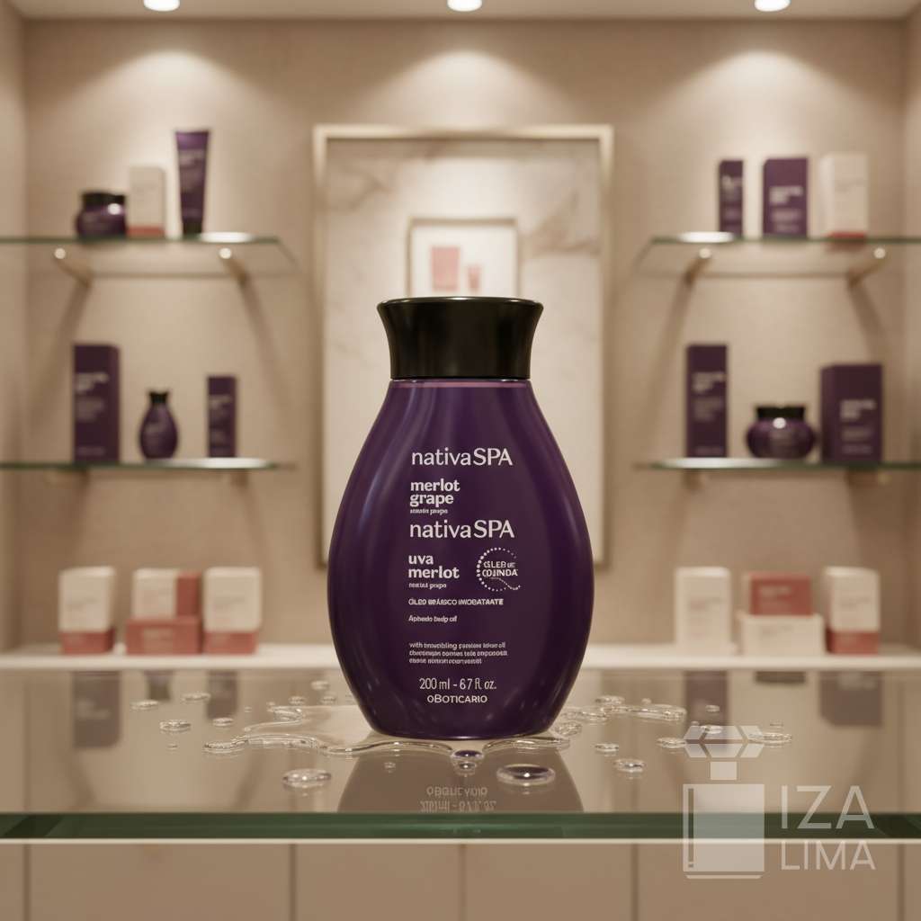 Óleo Bifásico Hidratante Corporal Nativa Spa Uva Merlot 200ml – Hidratação Profunda