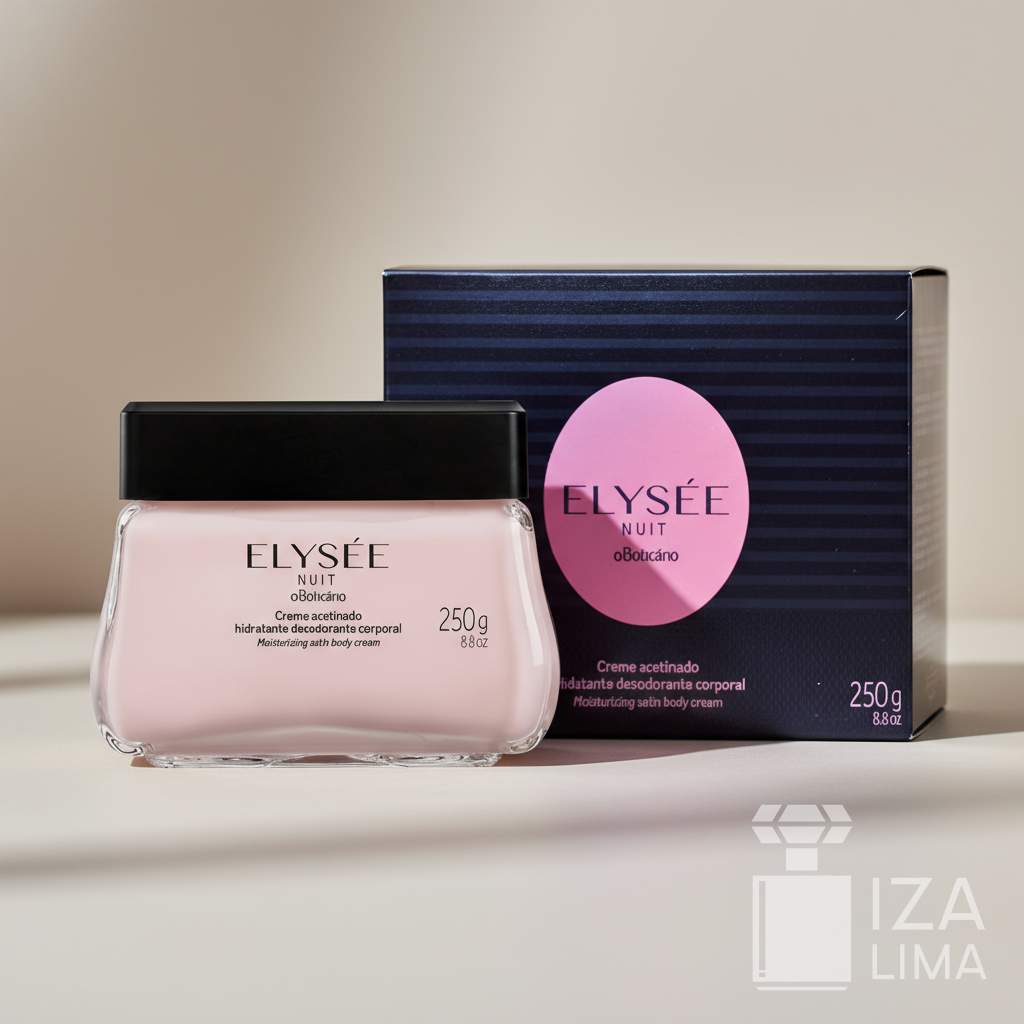 Elysée Nuit Creme Acetinado Hidratante Corporal 250g