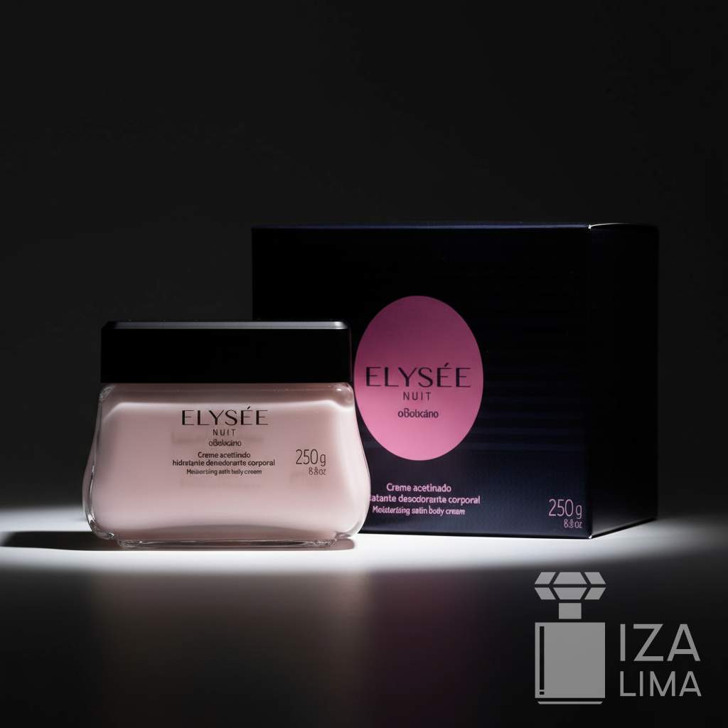 Elysée Nuit Creme Acetinado Hidratante Corporal 250g