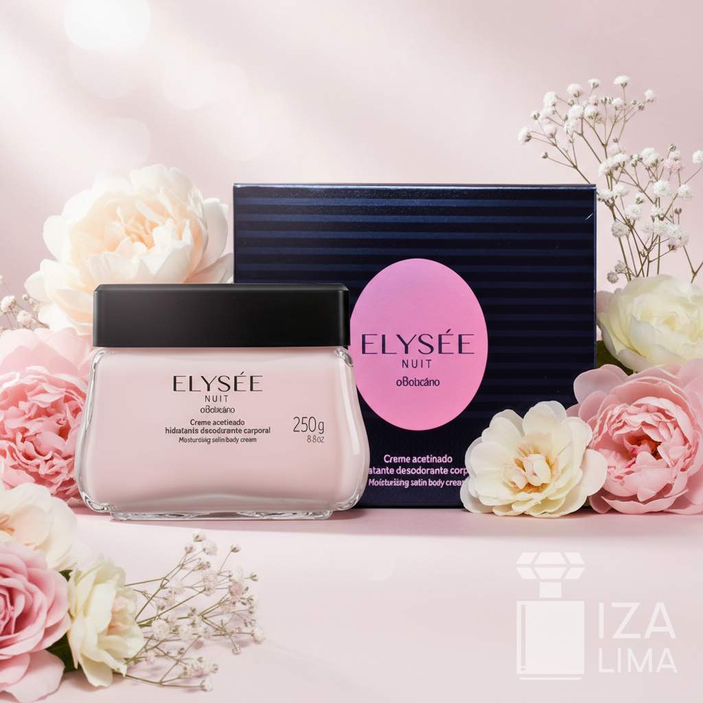 Elysée Nuit Creme Acetinado Hidratante Corporal 250g