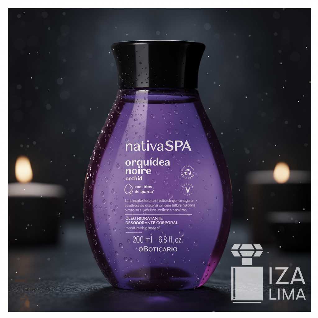 Óleo Hidratante Desodorante Corporal Nativa SPA Orquídea Noire 200ml