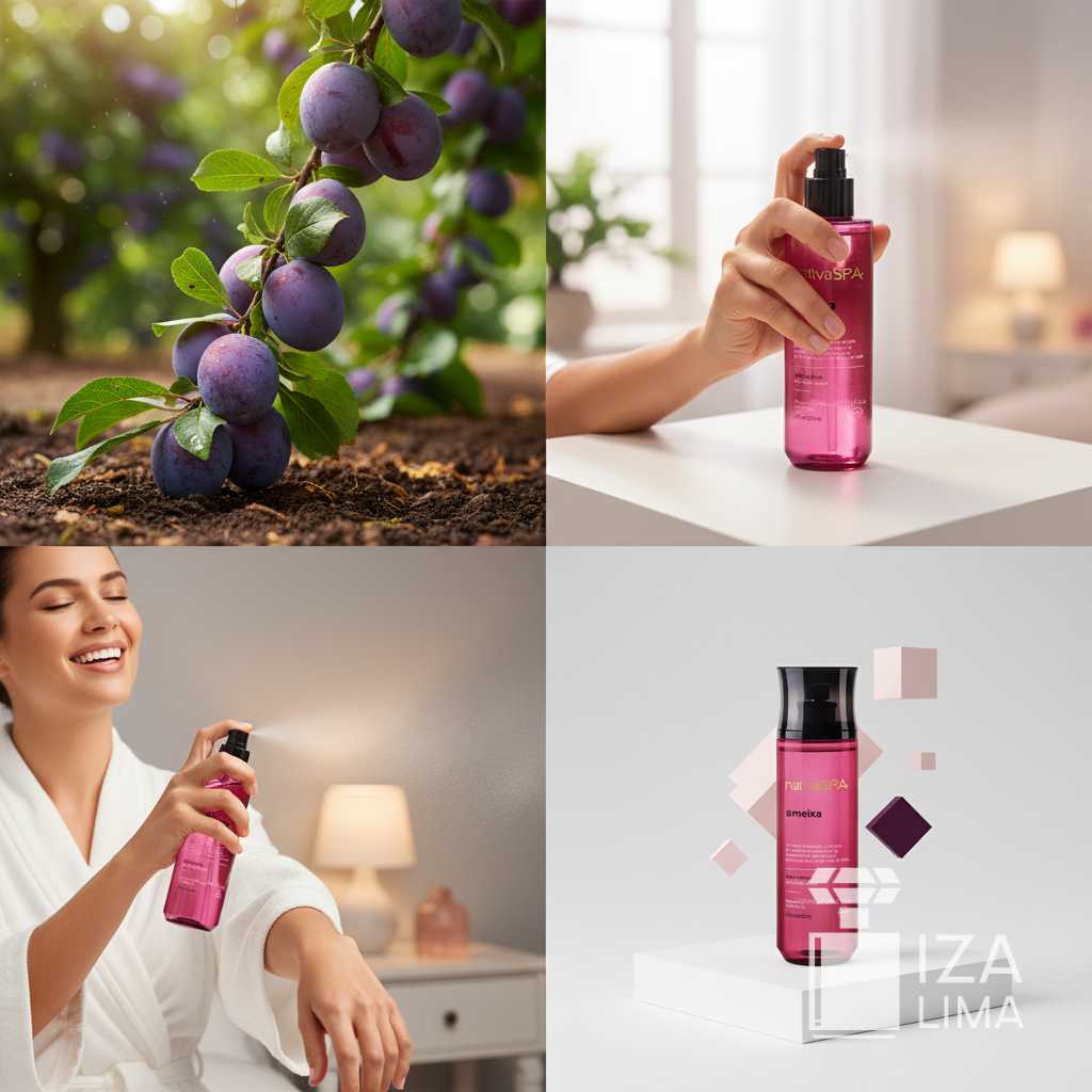 Nativa Spa Plum Body Splash 200ml