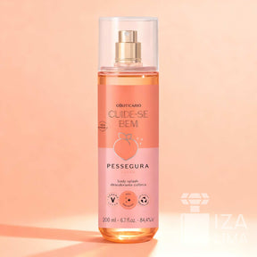 Body Splash Desodorante Colônia Cuide-se Bem Pessegura 200ml