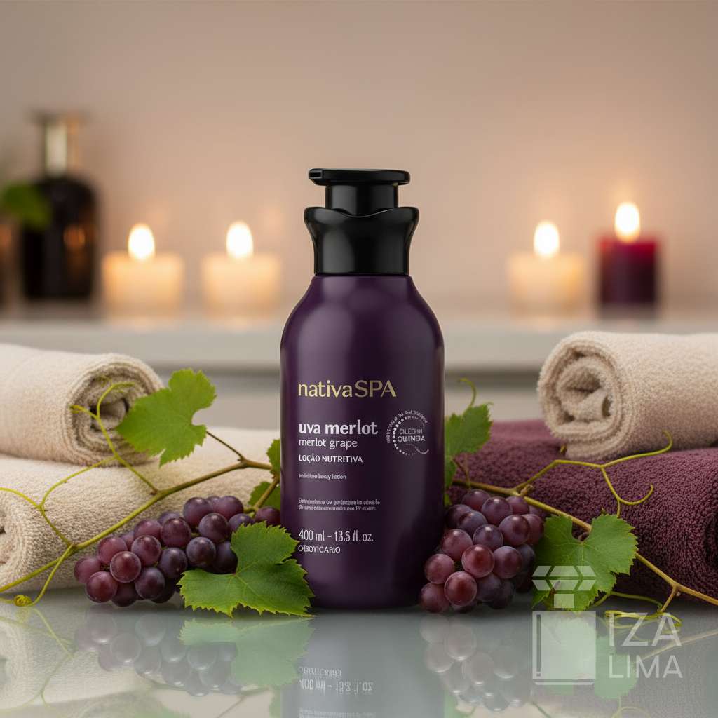 Loção Hidratante Corporal Nativa Spa Uva Merlot 400ml