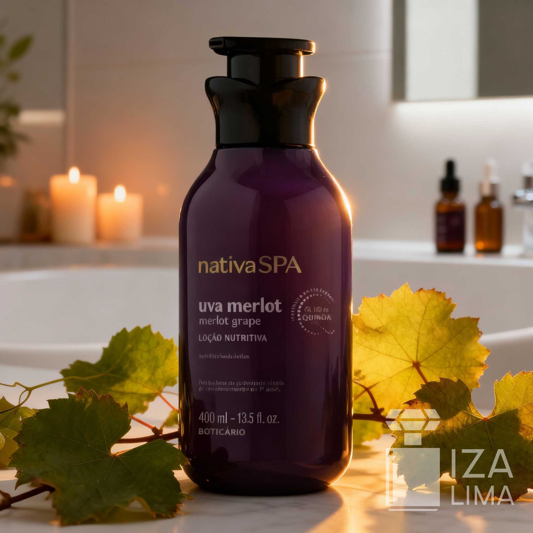 Loção Hidratante Corporal Nativa Spa Uva Merlot 400ml