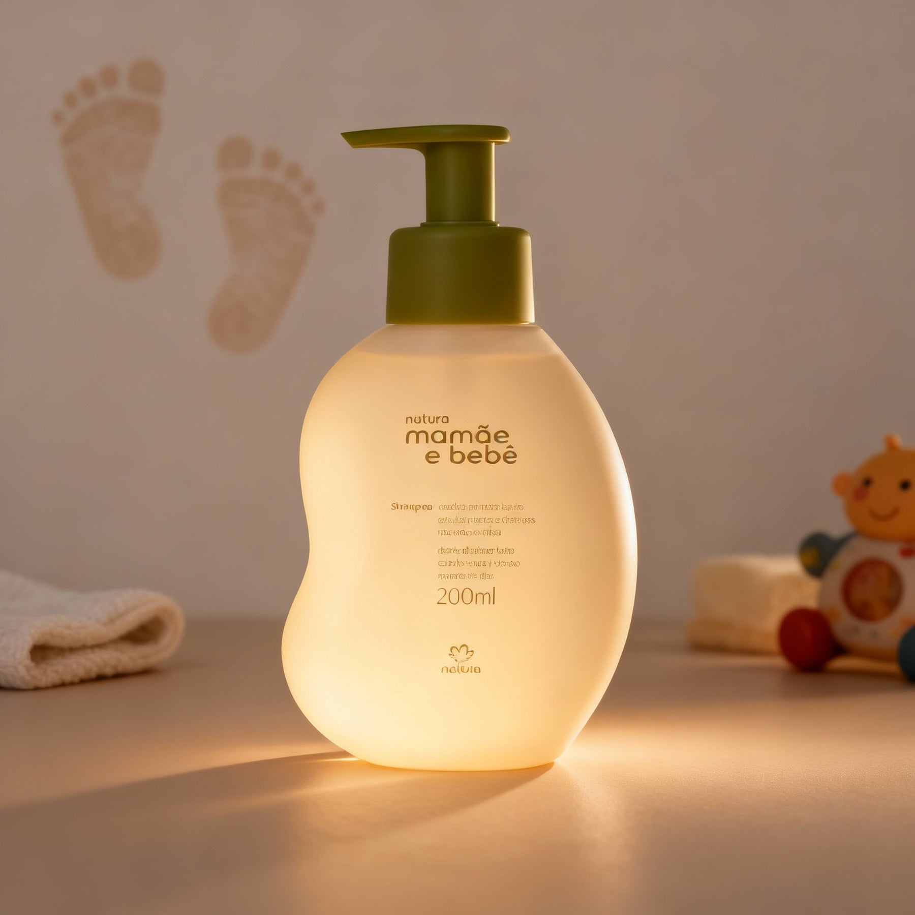 Shampoo Mamãe Bebê Natura - 200 ml